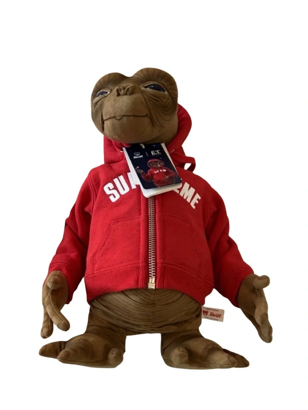 Supreme x Steiff E.T. LIMITED EDITION Plush 1900 total produced - Picture 6 of 16